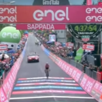 È Andrea Vendrame il vincitore della tappa friulana del Giro d'Italia