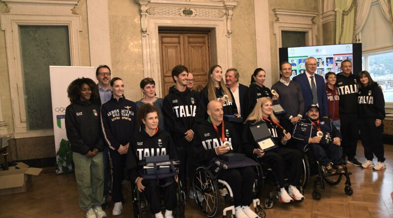 Festa per atleti e staff del FVG che hanno preso parte a Olimpiadi e Paralimpiadi di Parigi