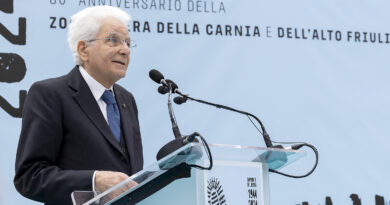 Il presidente della Repubblica Sergio Mattarella in Carnia per l’anniversario della Zona Libera