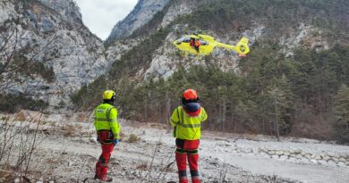 Cade dalla ferrata Ferrante di Ruffano nel Rio degli Uccelli, soccorso giovane alpinista